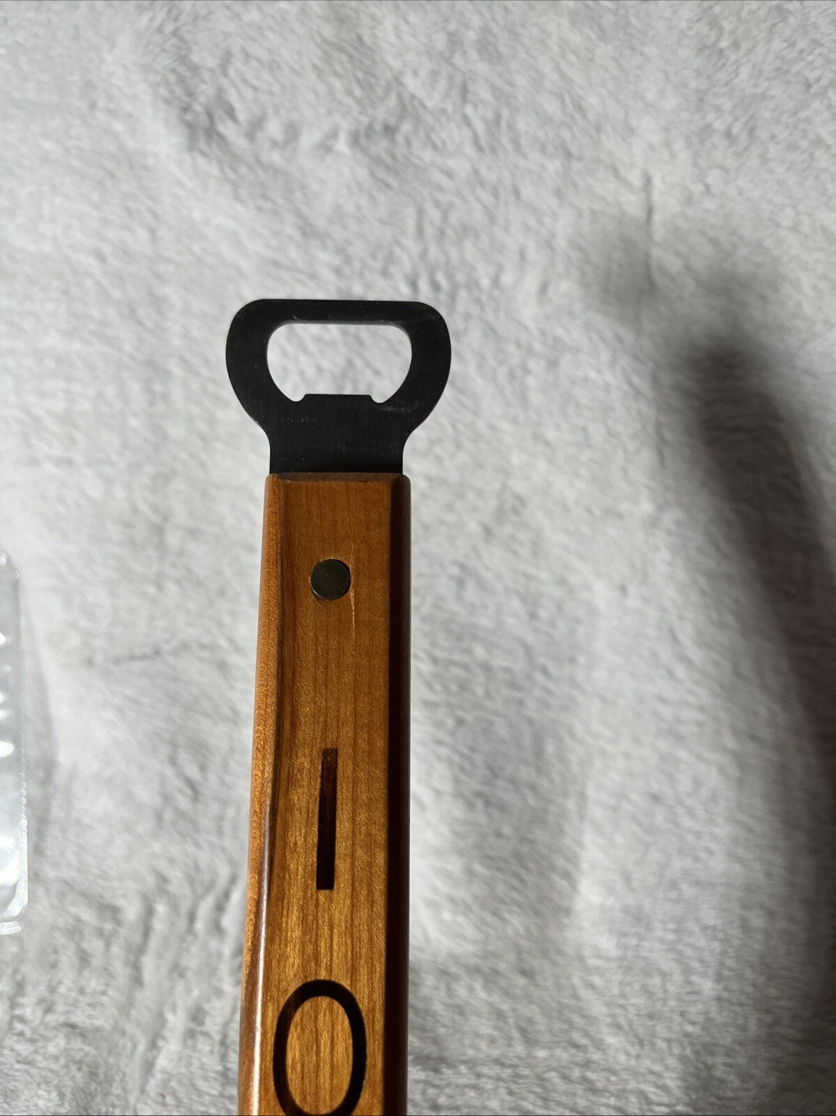 Grilling spatula with the University of Iowa's Hawkeyes log