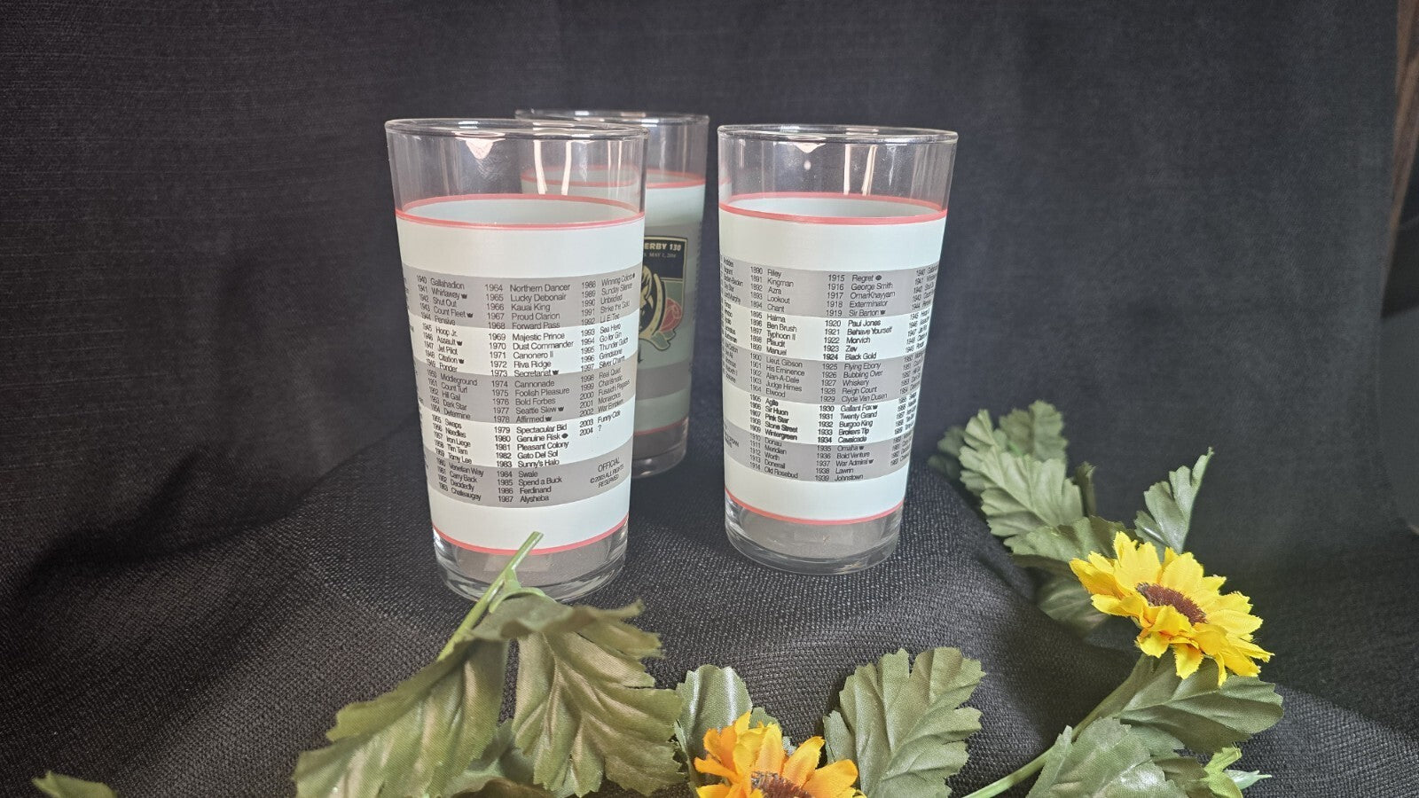 Kentucky Derby 130th Official Souvenir Glass 2004 Churchill Downs Horse Racing