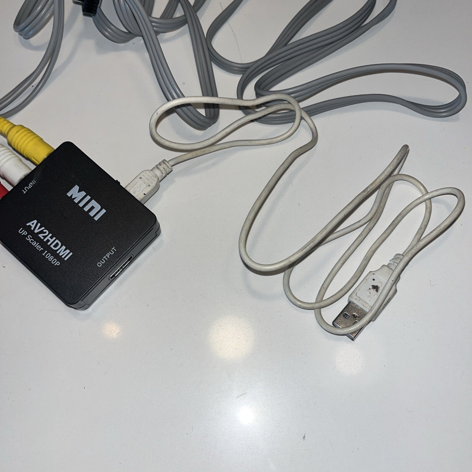 Mini Composite HDMI CVBS RCA/ AV Video Converter Adapter 1080p Nintendo Cord Inc
