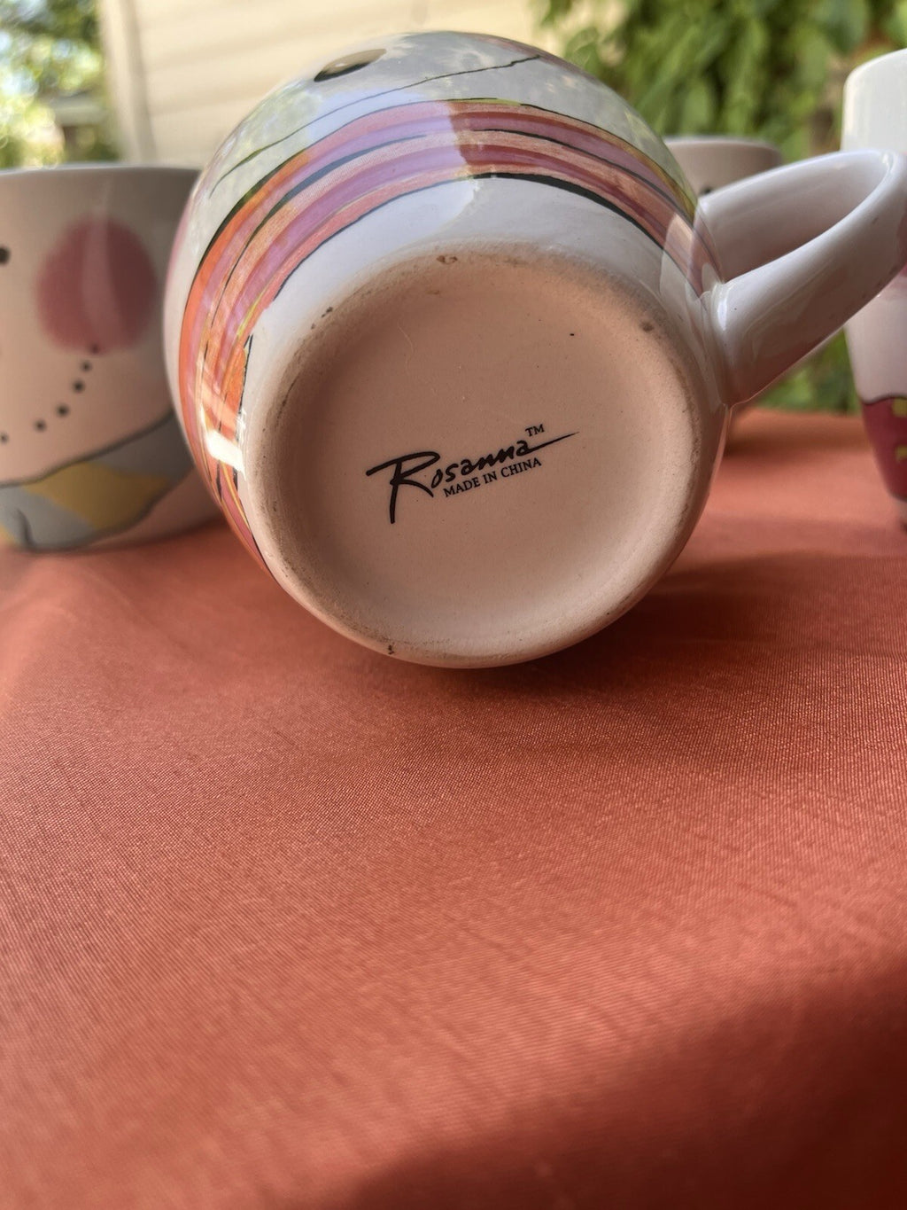 Set Of 4 Snowman Mugs By Rosanna
