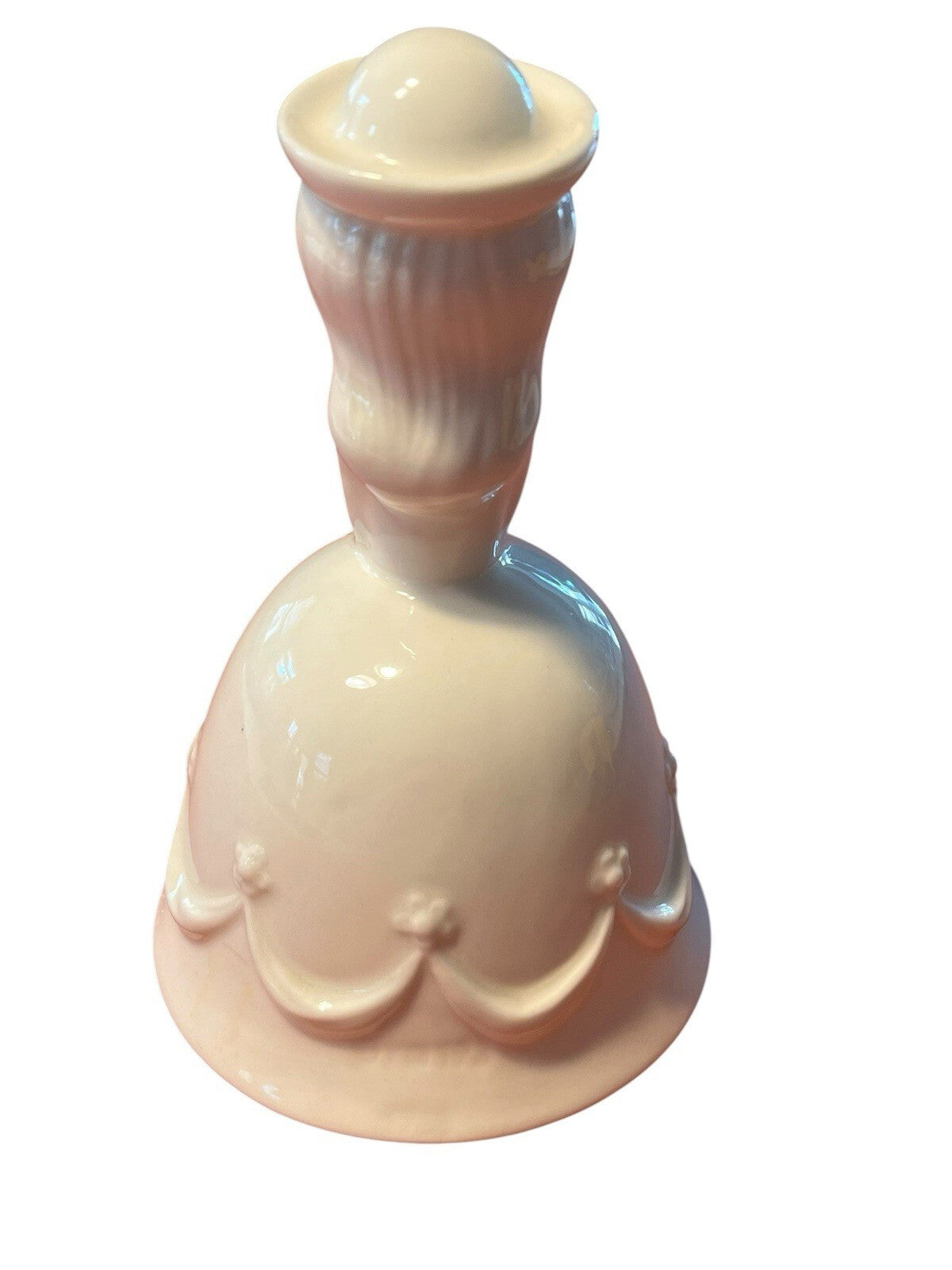 Goebel Bride Figurine DINNER BELL Ceramic West Germany Girl Holding Flowers