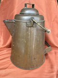Antique Copper Cowboy Coffee Pot Lid, With Wooden Handle. Early 1900’s