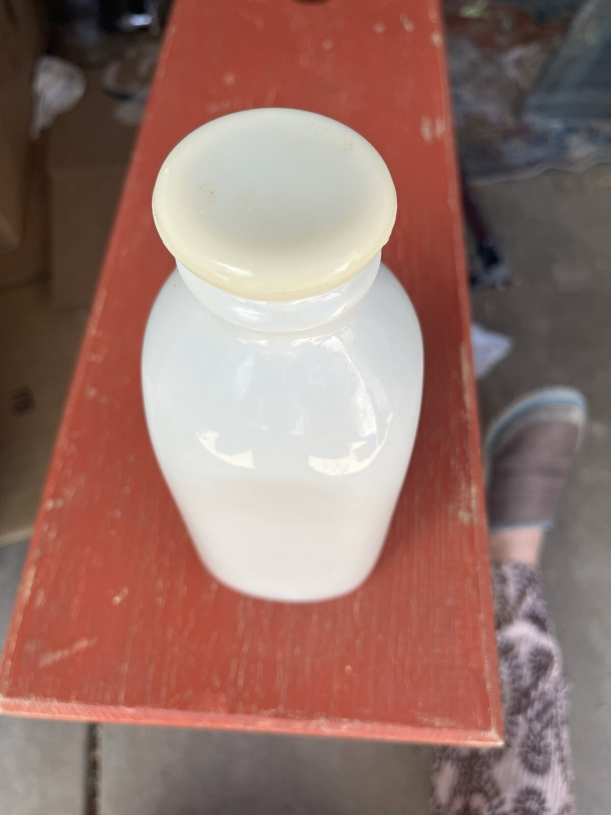 The Monkey & The Peddler Vintage Milk Bottle 2004 32 ounces