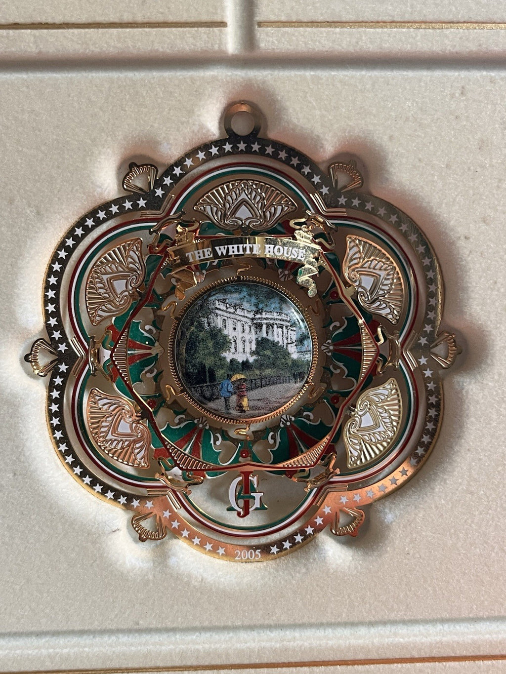 2005 The White House Historical Association Christmas Ornament with Box