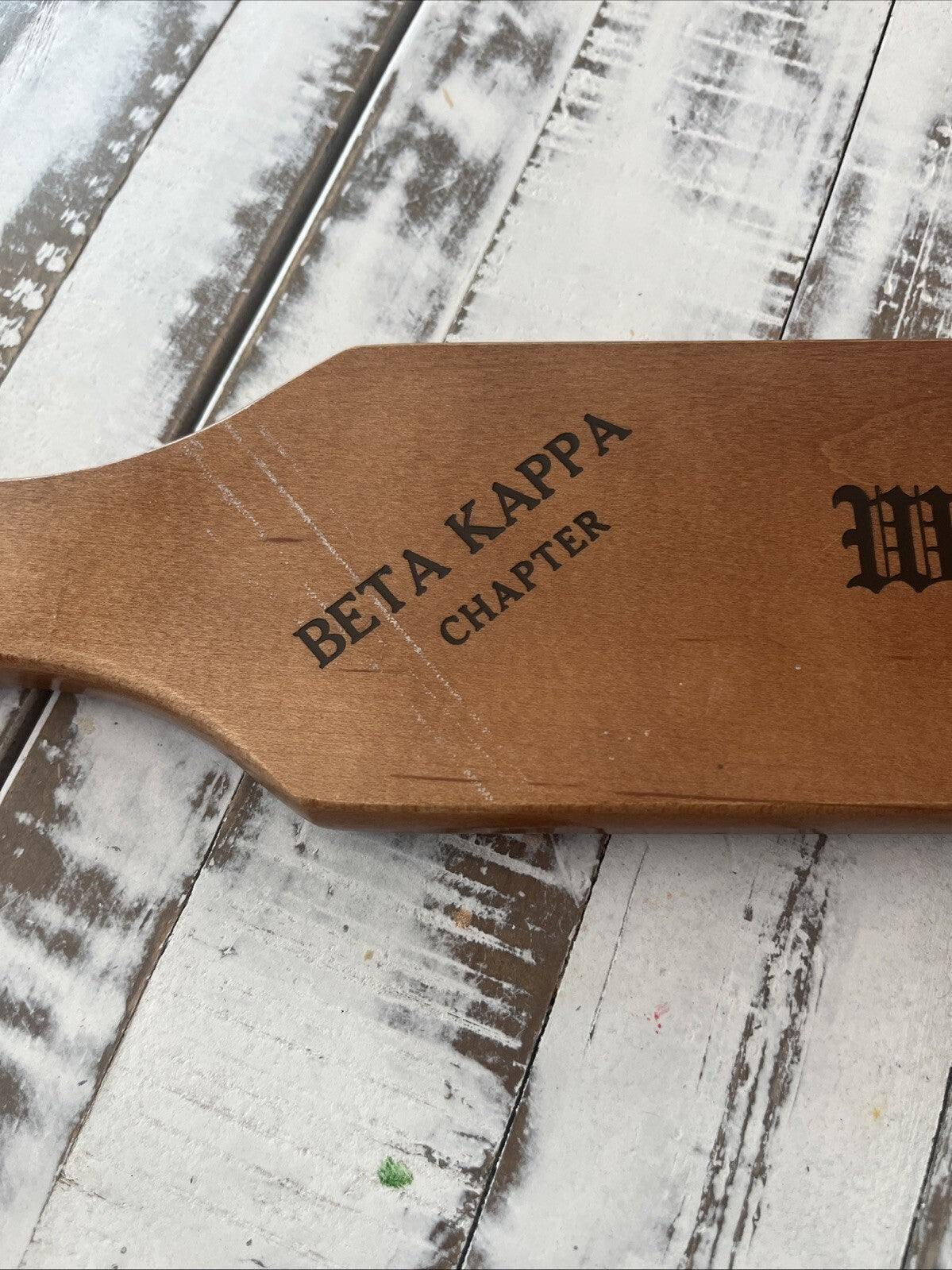 1990’ AEA Western Illinois University Wood Pledge Paddle.