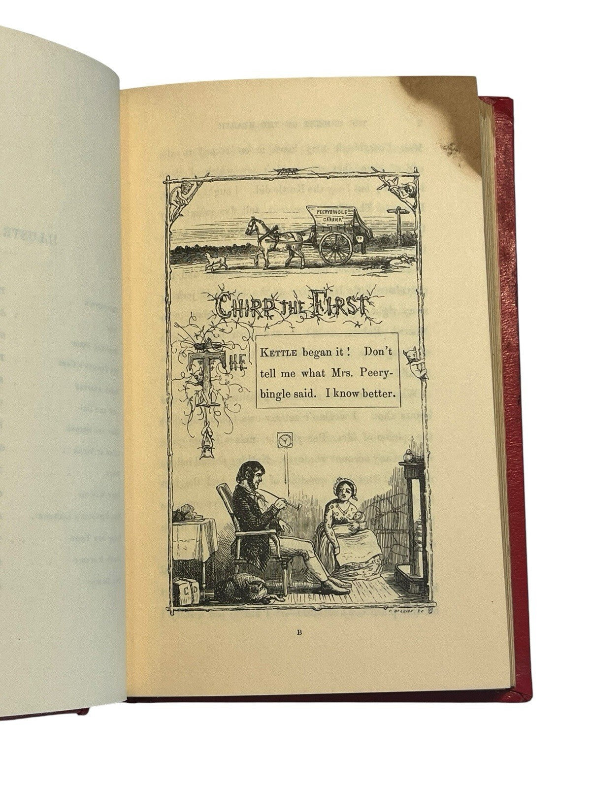 Charles Dickens / The cricket on the hearth 1st ed 1846 Imperfections*