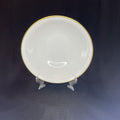 Paul Muller Selb Bavaria White w/2 Gold Bands  Serving Bowl