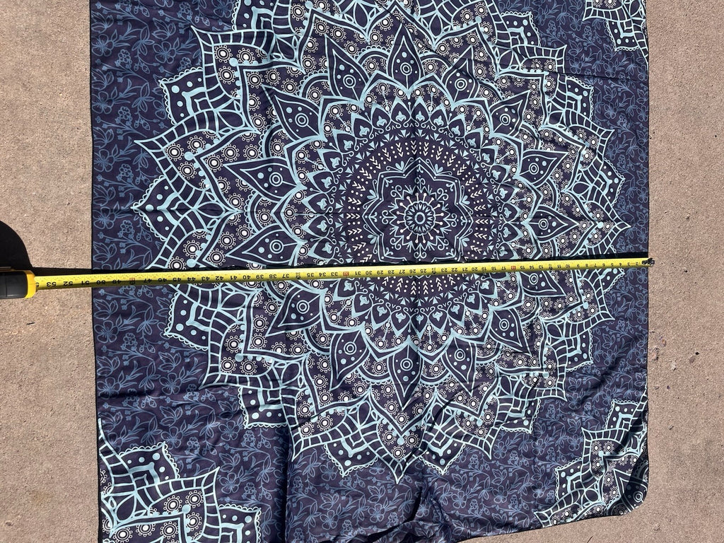 Tapestry mandala celestial Trippy Psychedelic 50.5 X 55.5