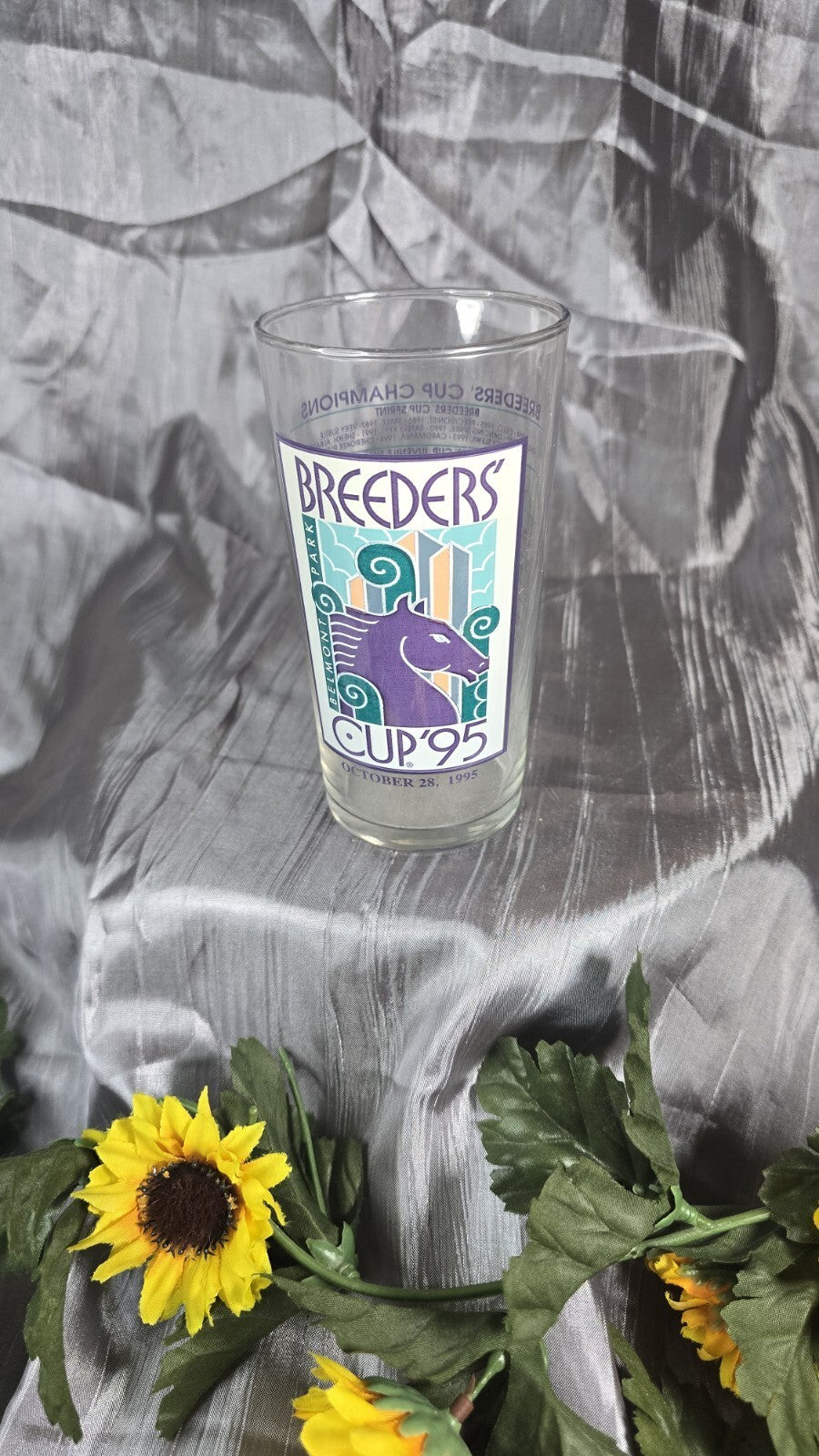Official 1995 Breeders' Cup Churchill Downs Mint Julep Libbey Glass