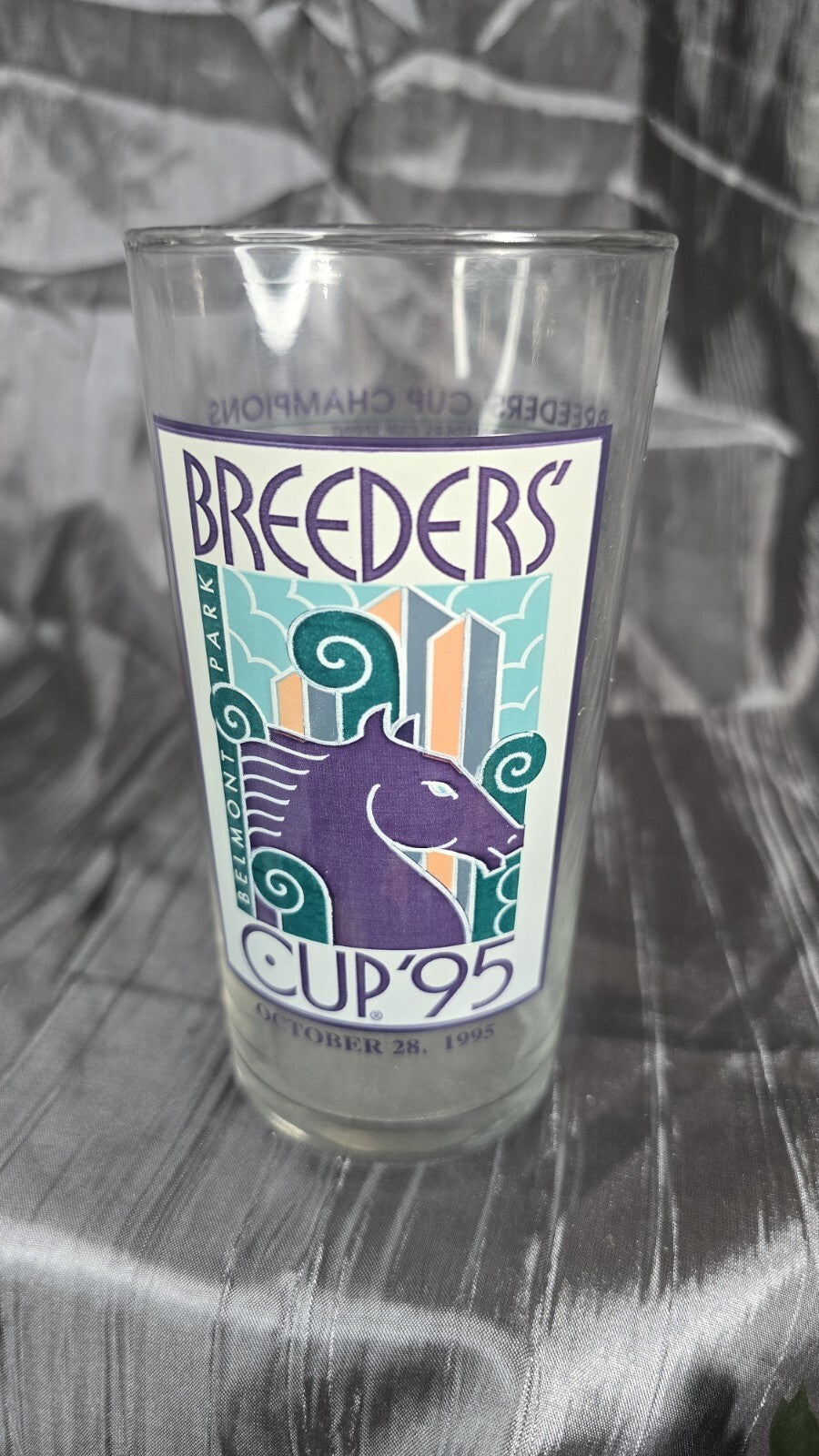 Official 1995 Breeders' Cup Churchill Downs Mint Julep Libbey Glass