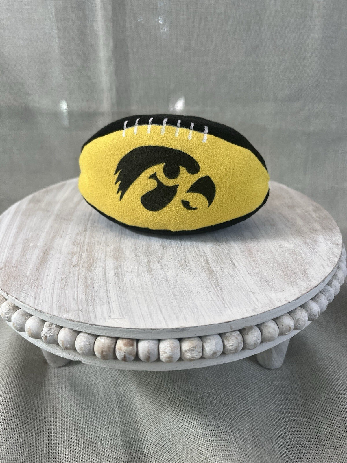 Iowa Hawkeye football paperweight