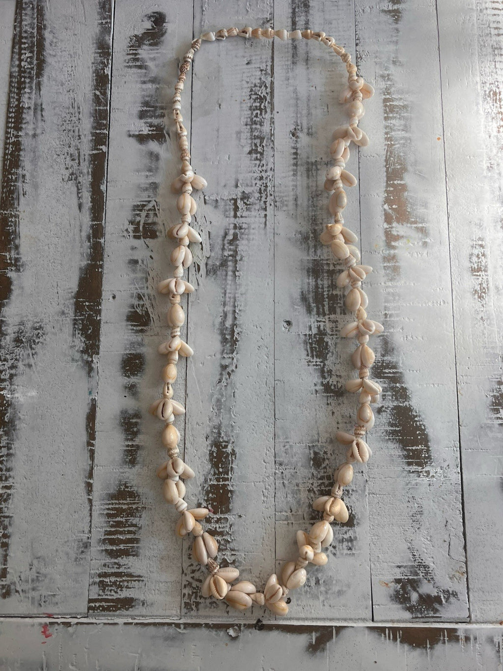Vintage Sea Shell Necklace Summertime Beach Wear Jewelry. 2 necklaces Cowrie