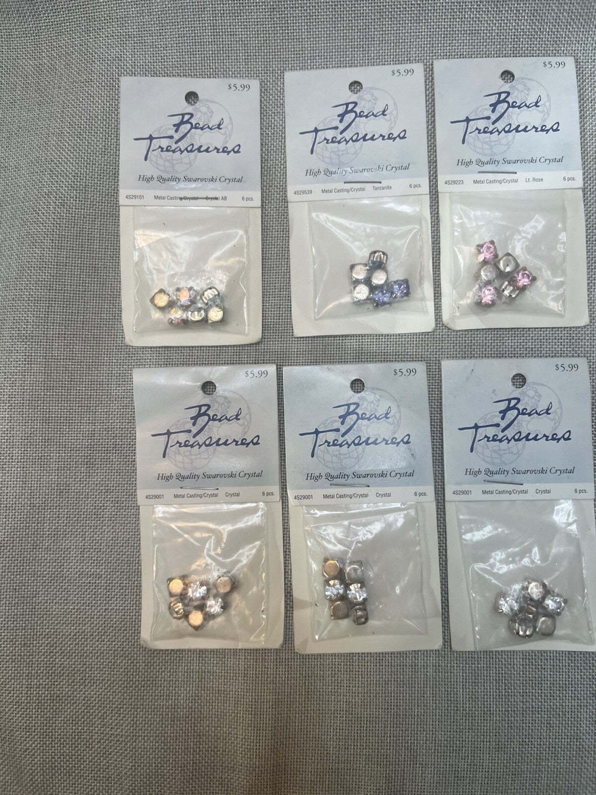 Bead Treausres high qualities Swarovski crystals Asst Packages,