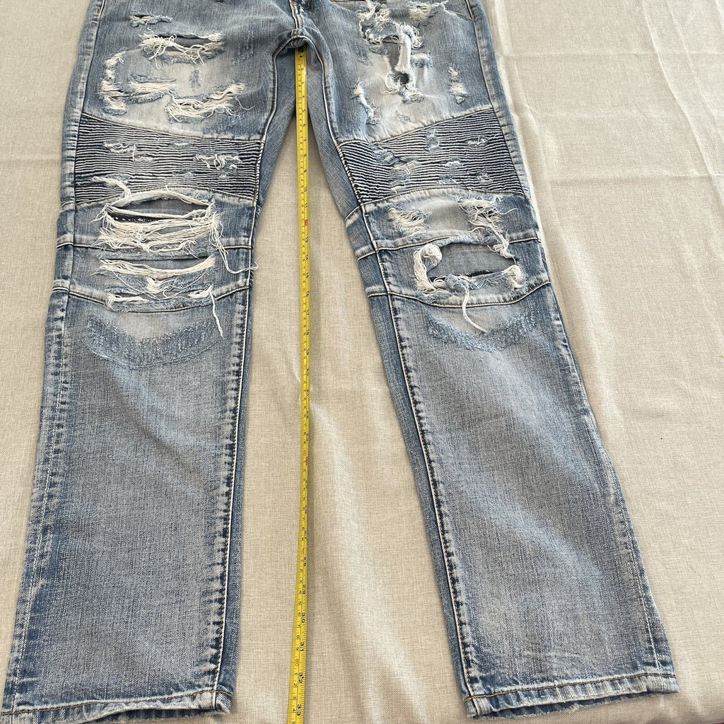 Mens Decibel Jeans 40/34 . Fashionably ripped in extra pockets