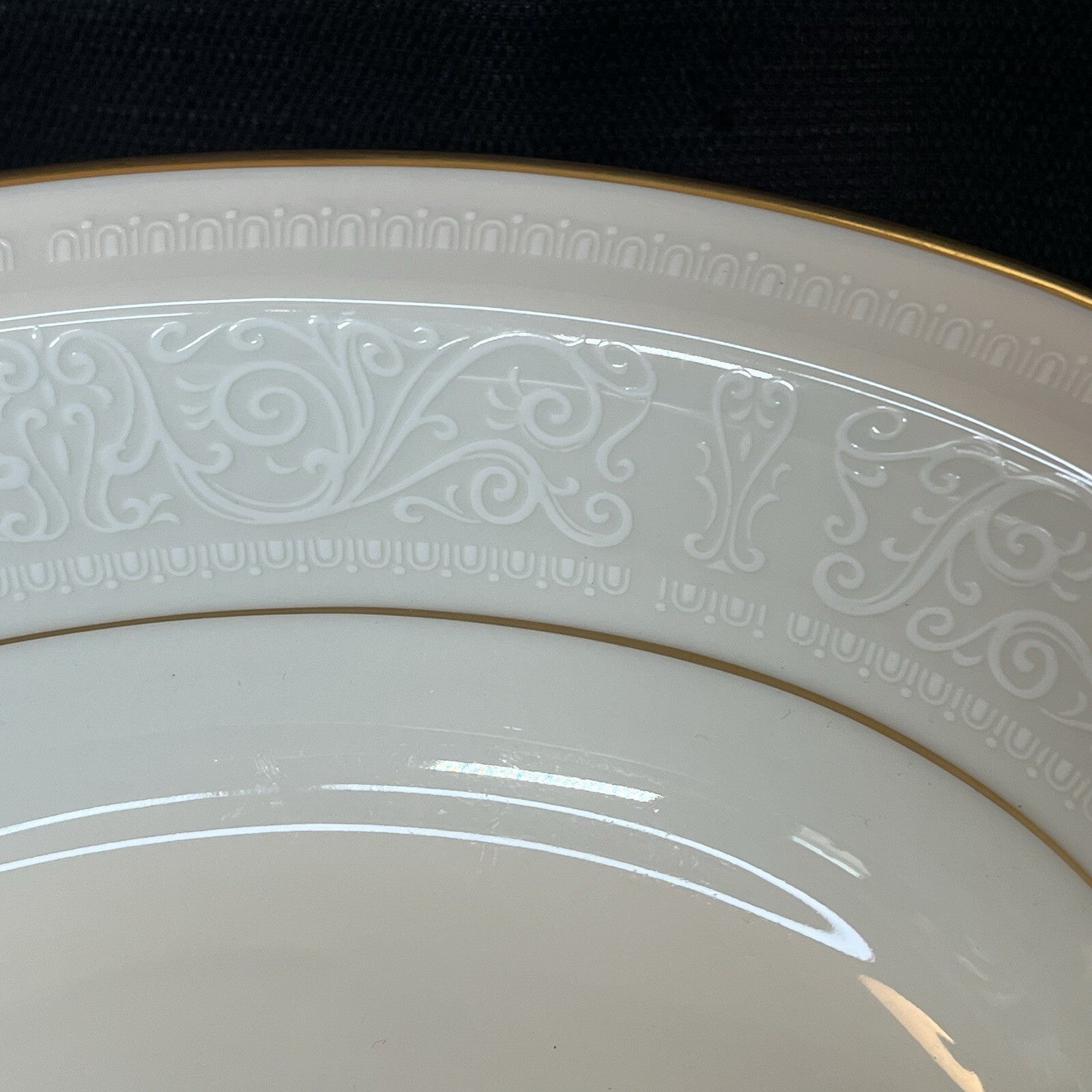 Noritake Tulane Oval Vegetable Serving Bowl China Ivory #7562