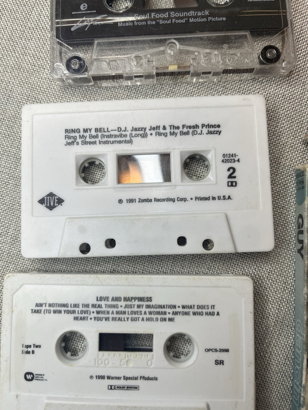 collection of audio cassette tapes from the 1980s and 1990. Mostly Singles