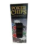 NIB Poker Chips Las Vegas Style Stackable Tray 100 11.5g Heavy Weight NEW