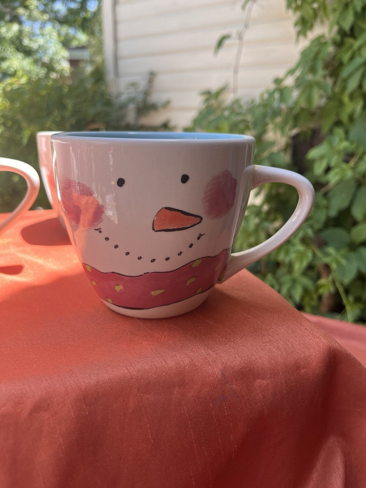 Set Of 4 Snowman Mugs By Rosanna