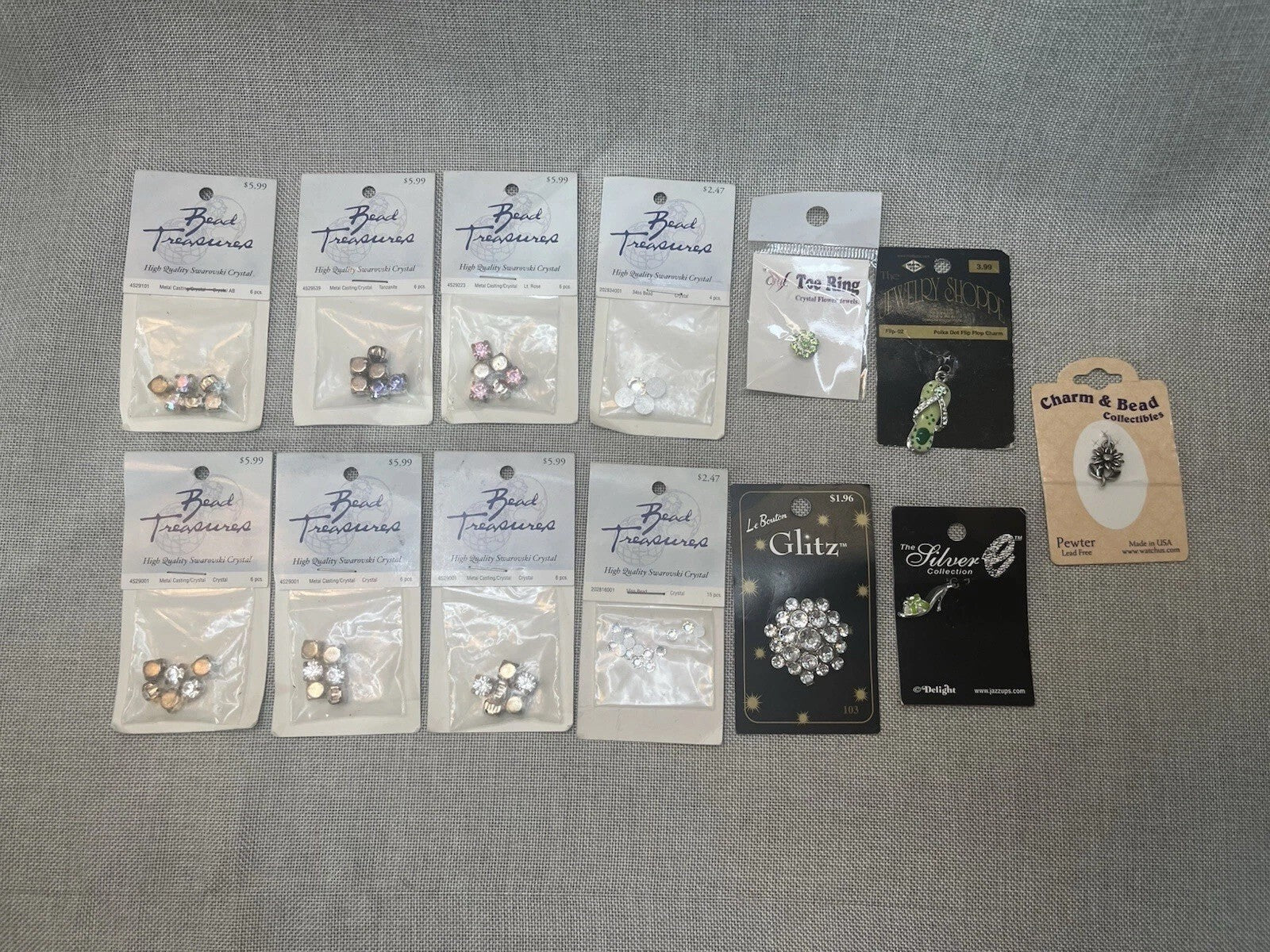 Bead Treausres high qualities Swarovski crystals Asst Packages,