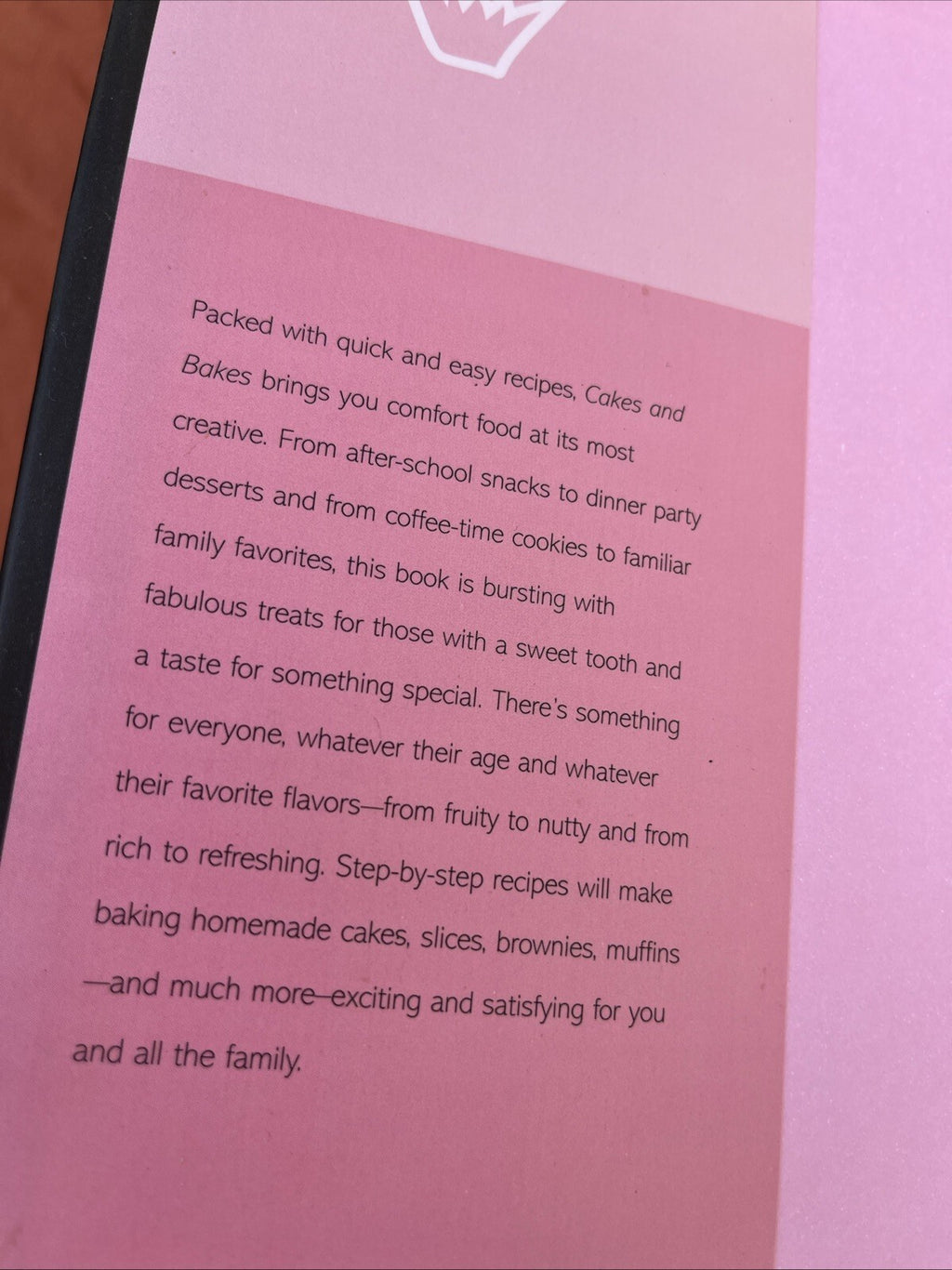 Cakes and Bakes (Hardcover) See Pictures First Light Imperfections