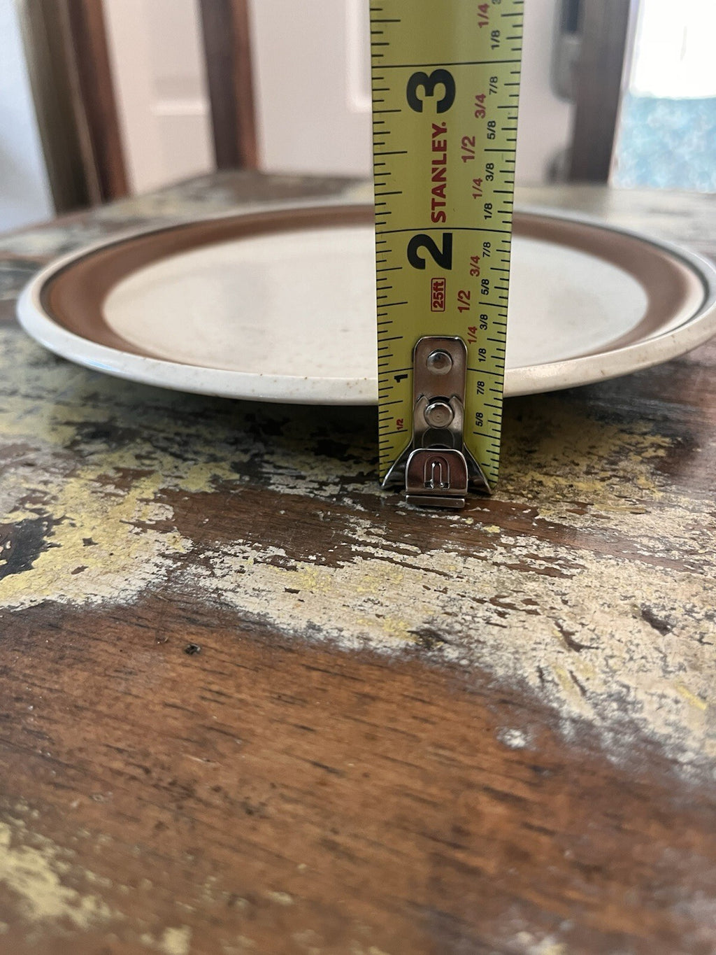 Oneida Catalina Veri-Stone solid plate #P1802  sand drift