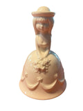 Goebel Bride Figurine DINNER BELL Ceramic West Germany Girl Holding Flowers