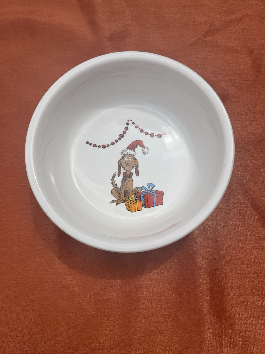 THE GRINCH WHO STOLE CHRISTMAS MAX DOG PET 6” BOWL FOOD WATER DISH CAT 2021