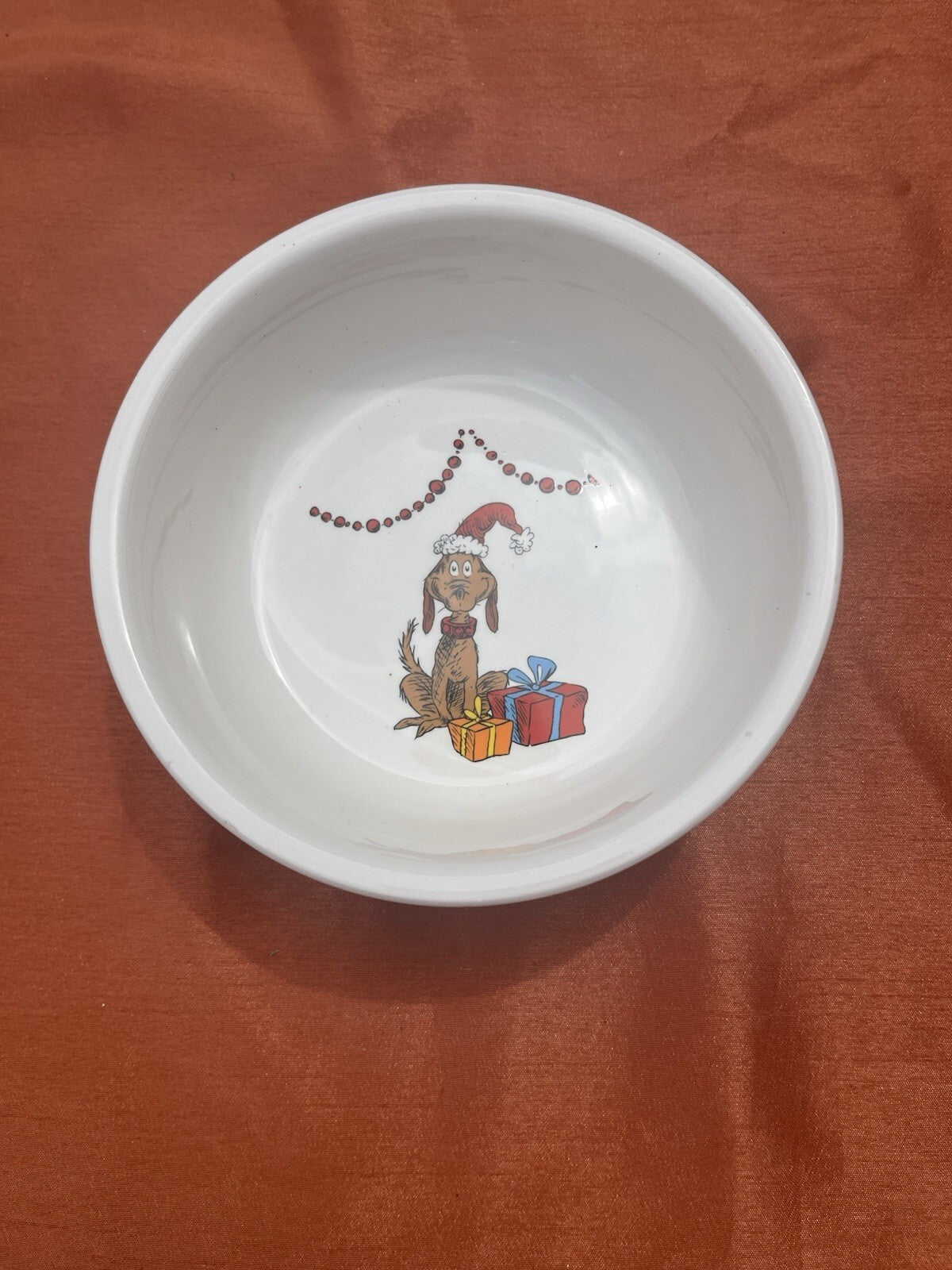 THE GRINCH WHO STOLE CHRISTMAS MAX DOG PET 6” BOWL FOOD WATER DISH CAT 2021