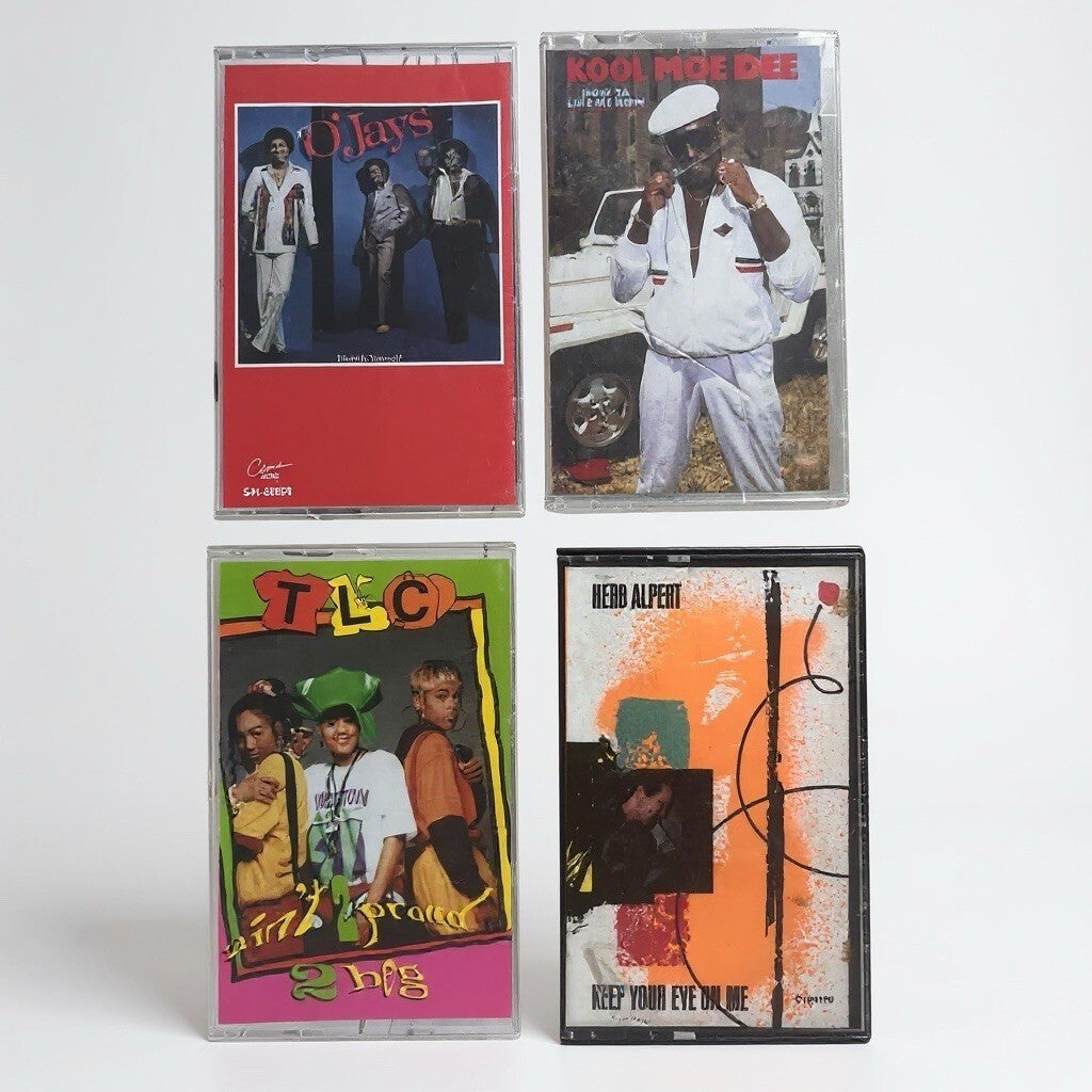 Cassette tape Lot four. Cool MOD, TLC, The O’Jays, Herb Alpert