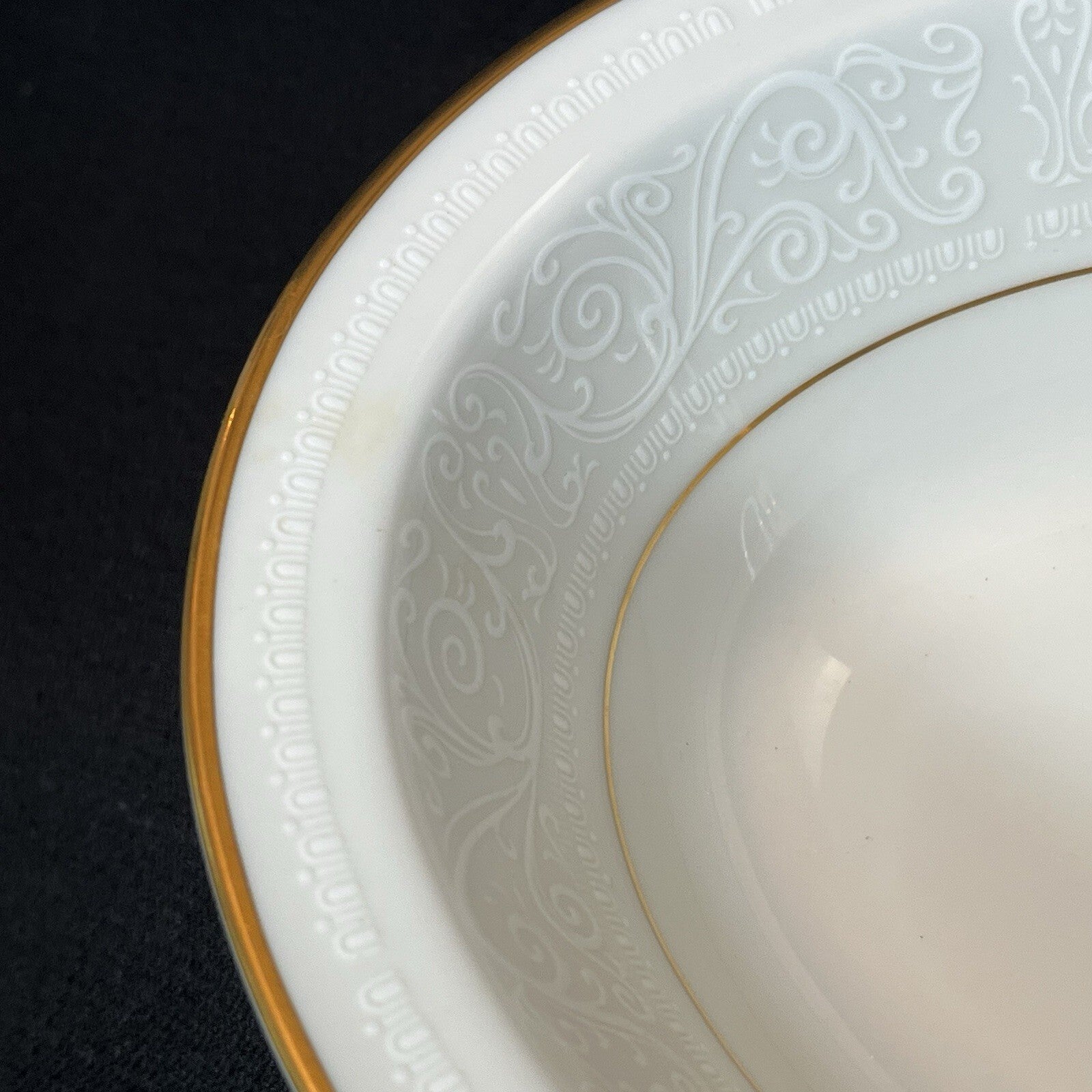Noritake Tulane Oval Vegetable Serving Bowl China Ivory #7562
