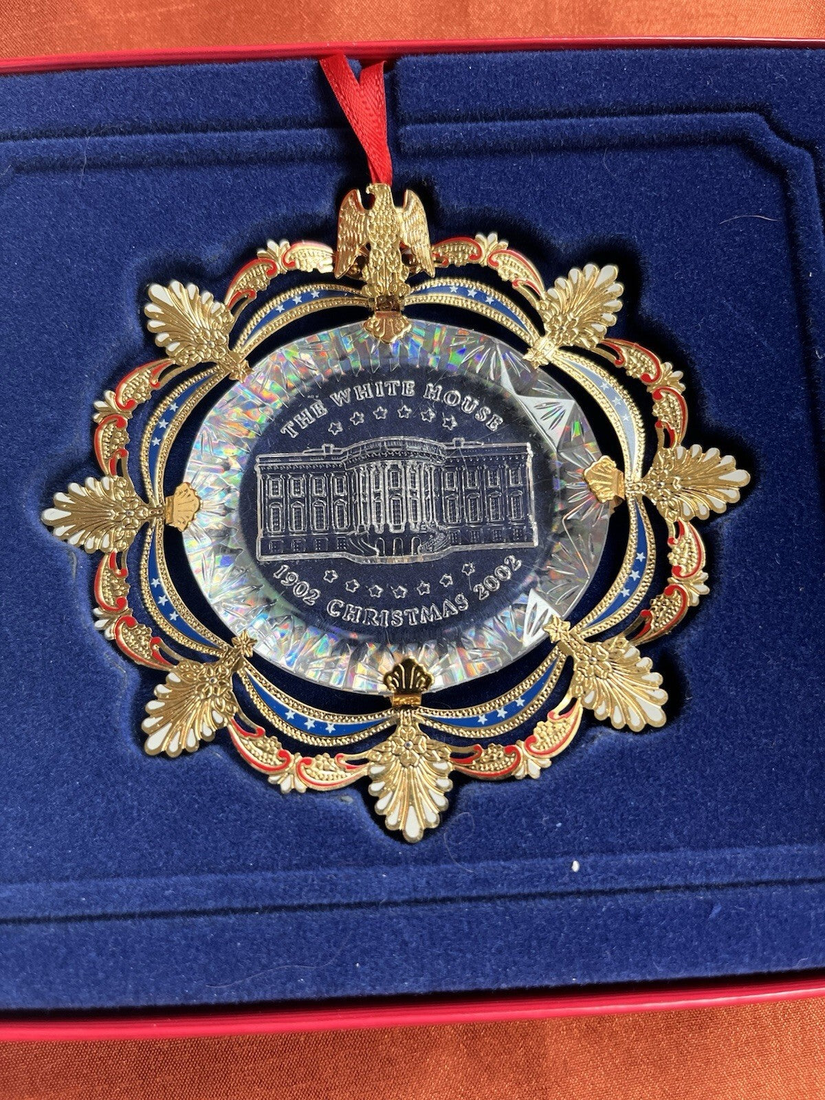 White House Historical Association Christmas Ornament 2002 in box