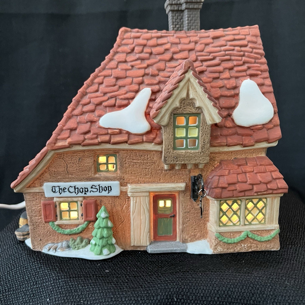 Department Dept 56 Snow Village The Chop Shop 58331 w Box