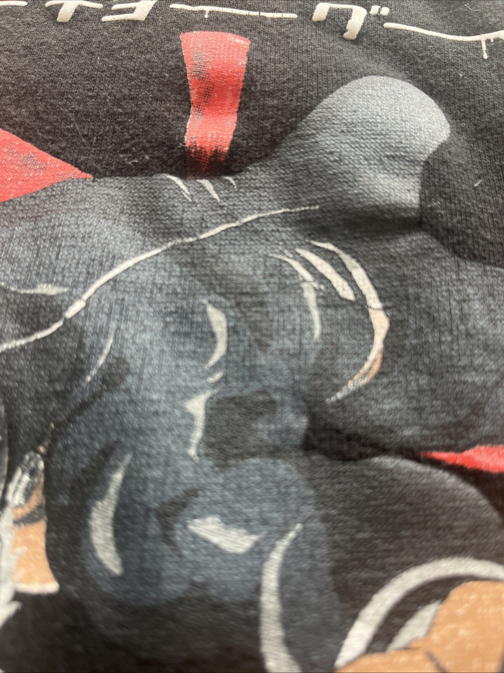 Tokyo Ghoul Crunchyroll Anime Long-Sleeve Black Graphic Hoodie Mens Medium 38/40