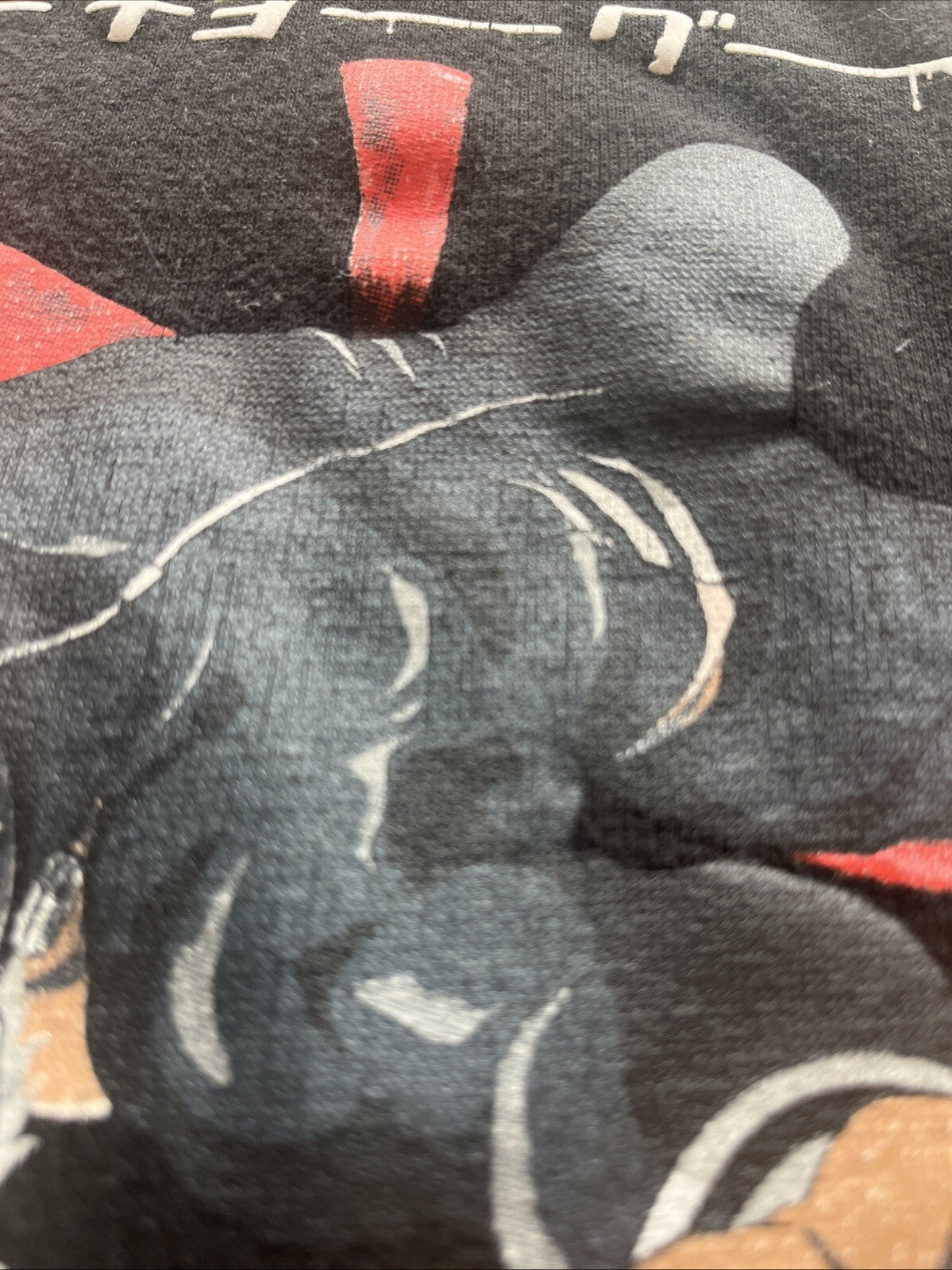 Tokyo Ghoul Crunchyroll Anime Long-Sleeve Black Graphic Hoodie Mens Medium 38/40