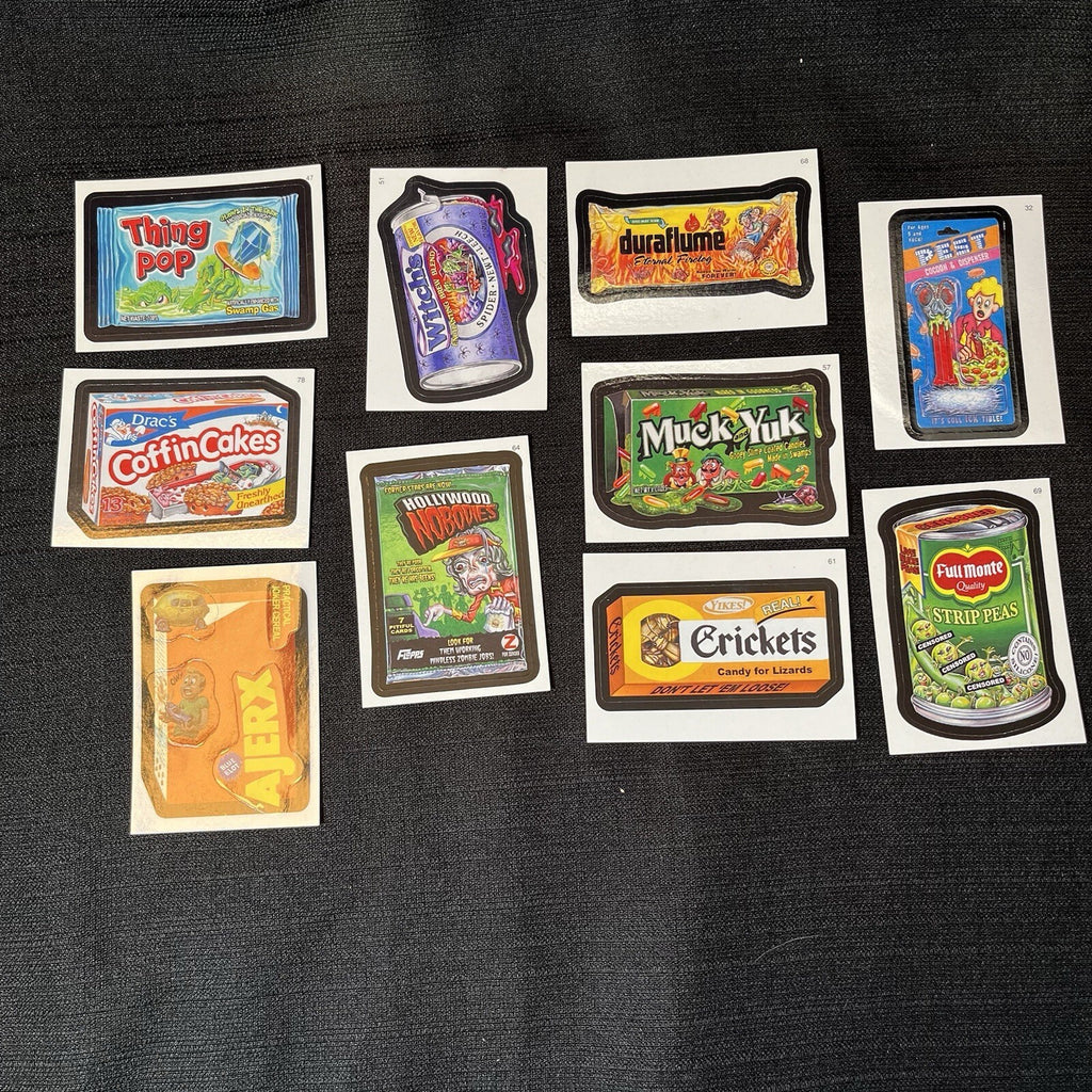 Wacky Pack Cards 2007 Mixed Batches Ungraded. 10 Cards