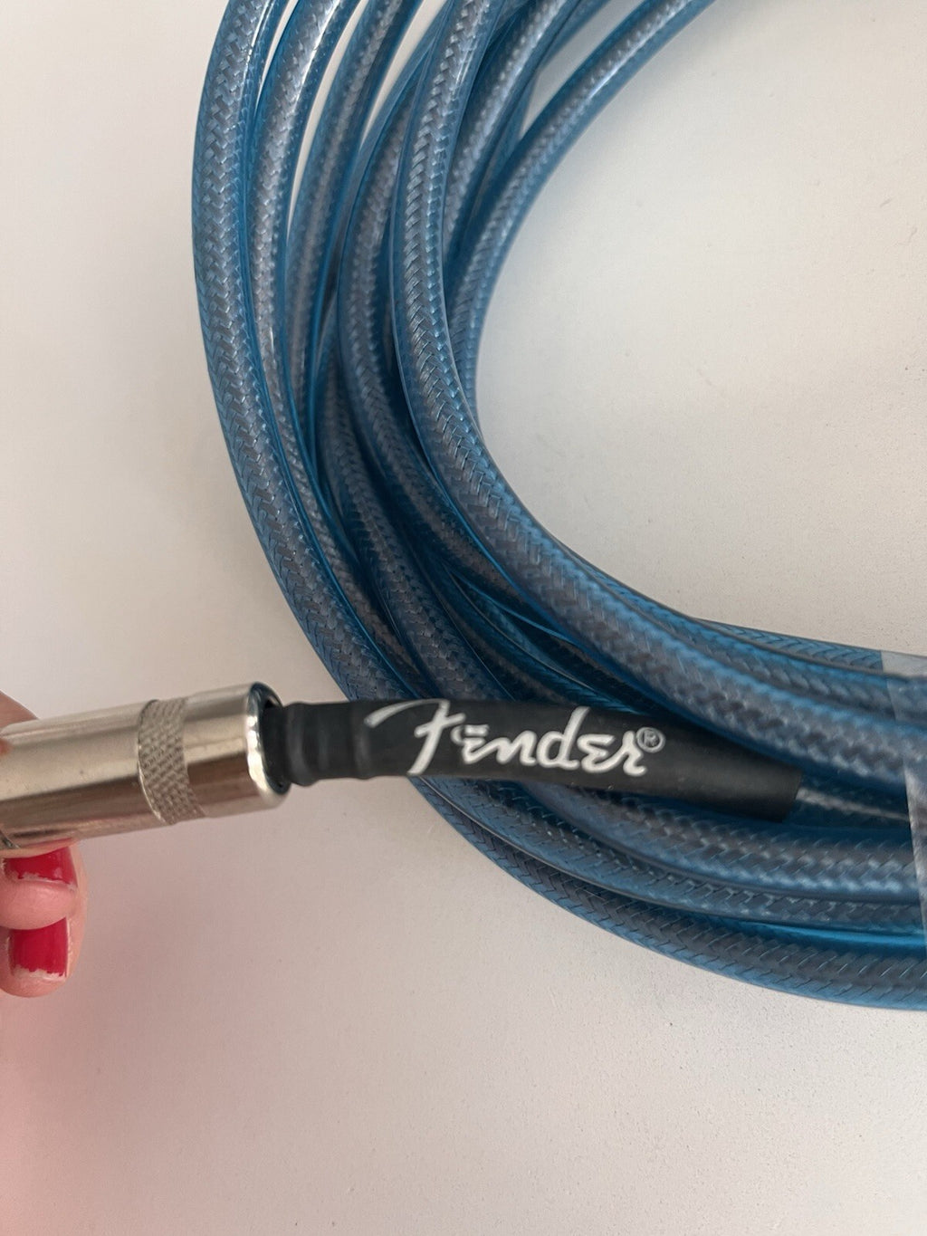 Fender California Cable - 20', Lake Placid Blue