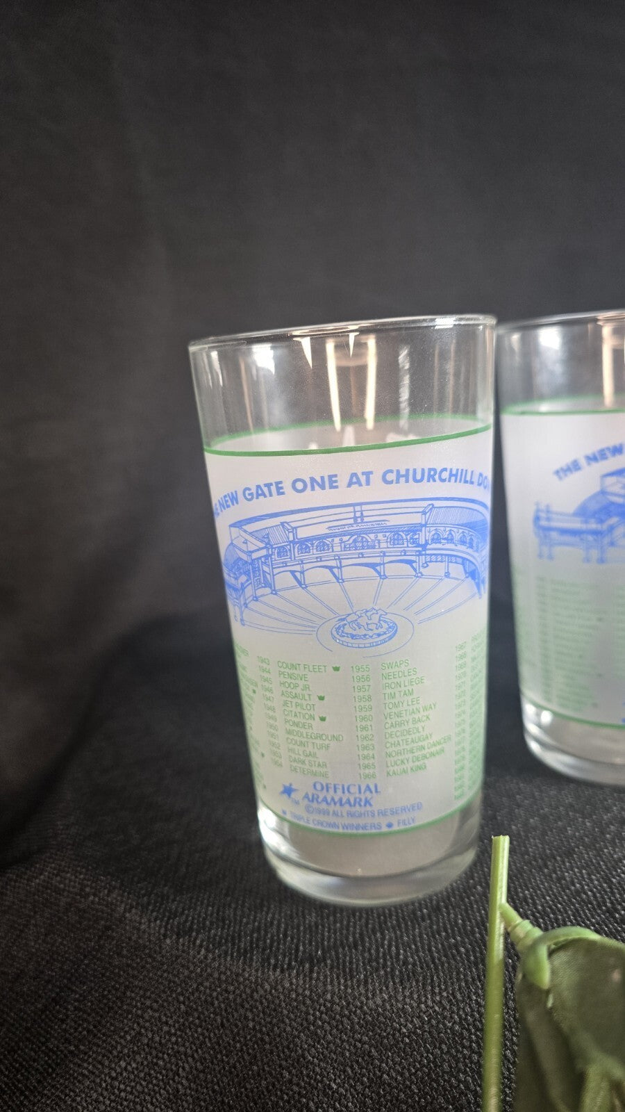 2000 Kentucky Derby Churchill Downs Mint Julep Souvenir Glass Horse Racing