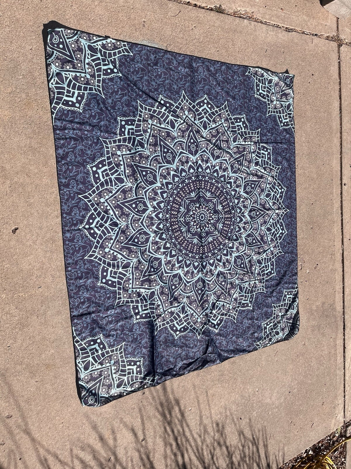 Tapestry mandala celestial Trippy Psychedelic 50.5 X 55.5